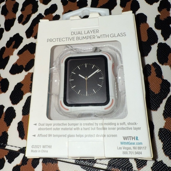 Dual Layer Protective Bumper for 38mm Apple Watch - Picture 2 of 3